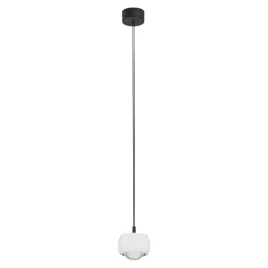 Lampade A Sospensione-Selezionato da Mazzolaluce Lampada a sospensione bianca led 3000k per isola moderna