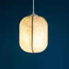 Lampade A Sospensione-Selezionato da Mazzolaluce Lampada a sospensione bianco seta di gelso 30cm
