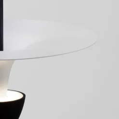 Lampade A Sospensione-Selezionato da Mazzolaluce Lampada a sospensione bianco nero led 11w 3000k moderna
