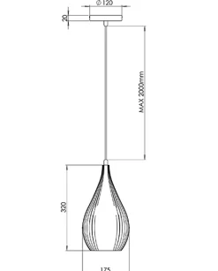 Lampade A Sospensione-Fabas Luce Lampada a sospensione bordeaux lisa plastica vegetale