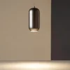 Lampade A Sospensione-Perenz Illuminazione Lampada a sospensione bullet marrone metallizzato perenz
