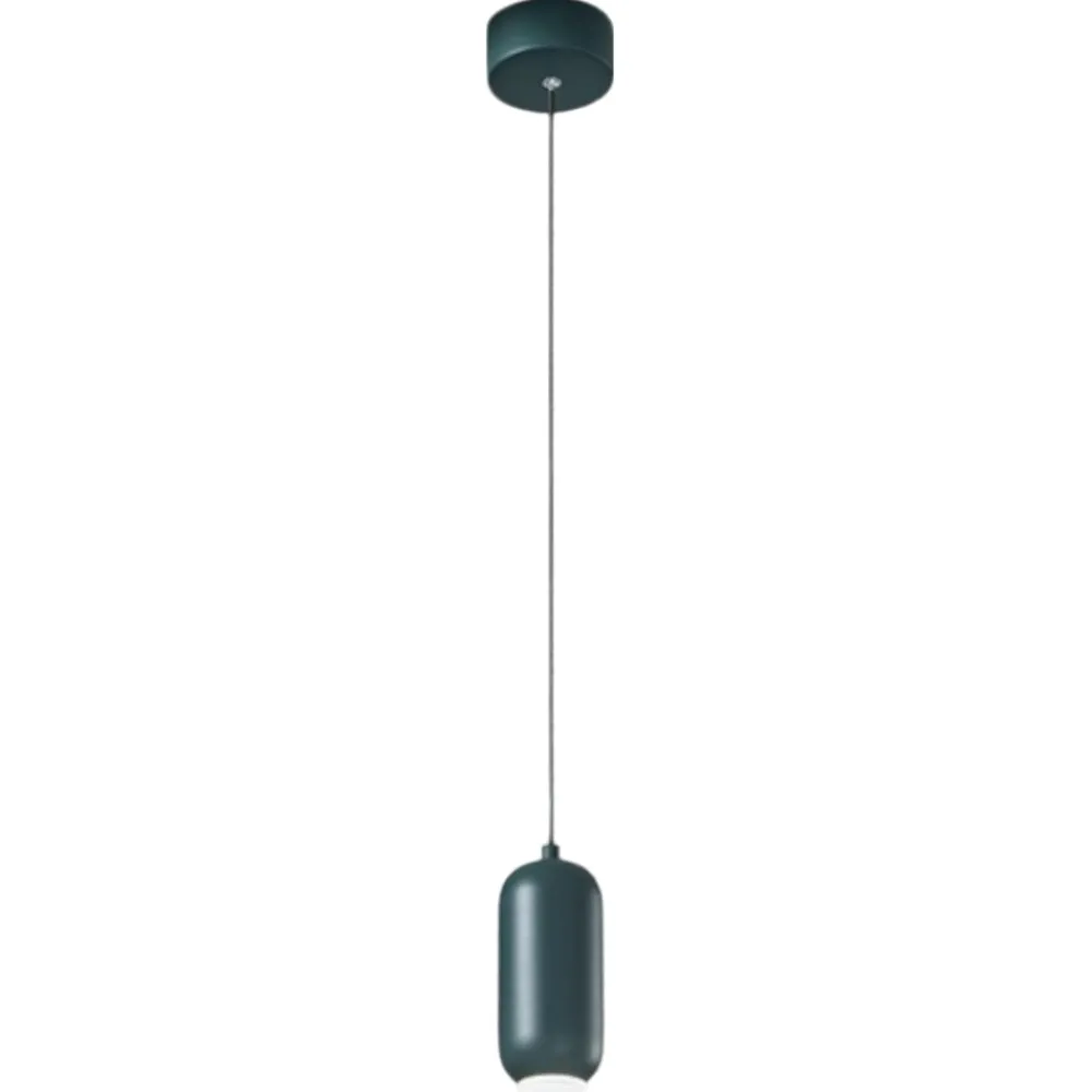 Lampade A Sospensione-Perenz Illuminazione Lampada a sospensione bullet verde petrolio led perenz