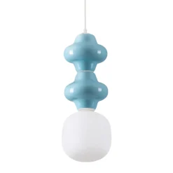 Lampade A Sospensione-Selezionato da Mazzolaluce Lampada a sospensione celeste moderna di ceramica