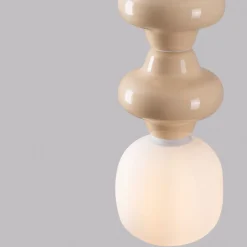Lampade A Sospensione-Selezionato da Mazzolaluce Lampada a sospensione ceramica giallo pastello design moderna