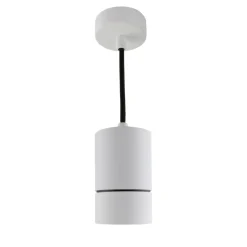 Lampade A Sospensione-Selezionato da Mazzolaluce Lampada a sospensione cilindro bianco per penisola isola bancone