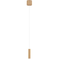 Lampade A Sospensione-Selezionato da Mazzolaluce Lampada a sospensione cilindro oro led 5w 3000k