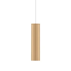 Lampade A Sospensione-Selezionato da Mazzolaluce Lampada a sospensione cilindro oro led 5w 3000k