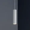 Lampade A Sospensione-Selezionato da Mazzolaluce Lampada a sospensione cilindro bianco per isola cucina