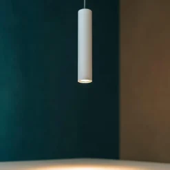 Lampade A Sospensione-Ondaluce Lampada a sospensione cilindro bianco so filo pc h25 cm