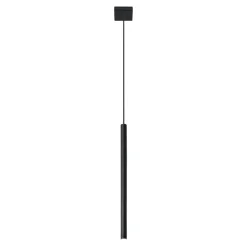 Lampade A Sospensione-Selezionato da Mazzolaluce Lampada a sospensione cilindro sottile nero