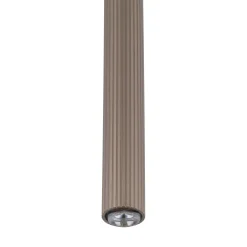 Lampade A Sospensione-Selezionato da Mazzolaluce Lampada a sospensione cilindro rigato marrone 75 cm