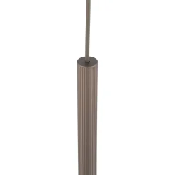 Lampade A Sospensione-Selezionato da Mazzolaluce Lampada a sospensione cilindro rigato marrone 75 cm