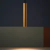 Lampade A Sospensione-Ondaluce Lampada a sospensione cilindro oro so filo h25 cm