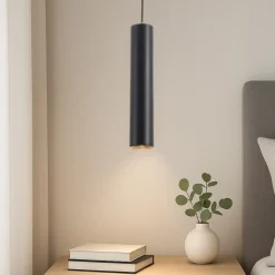 Lampade A Sospensione-Selezionato da Mazzolaluce Lampada a sospensione cilindro nero
