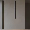 Lampade A Sospensione-Selezionato da Mazzolaluce Lampada a sospensione cilindro nero 50 cm rigato per isola cucina