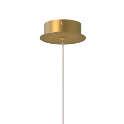 Lampade A Sospensione-Selezionato da Mazzolaluce Lampada a sospensione cilindro oro lampada led 6w 3000k