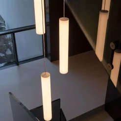 Lampade A Sospensione-Linea Light Lampada a sospensione cilindrica led 3000k tu-v