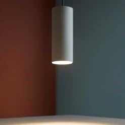 Lampade A Sospensione-Top Light Lampada a sospensione cilindro grigio shape