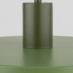Lampade A Sospensione-Selezionato da Mazzolaluce Lampada a sospensione 30 cm disco verde in metallo design moderna