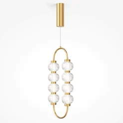 Lampade A Sospensione-Maytoni Lampada a sospensione colore oro led 3000k amulet