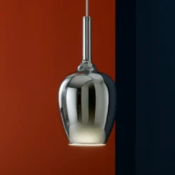 Lampade A Sospensione-Gea Luce Lampada a sospensione colore cromo ofelia