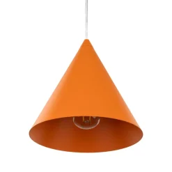 Lampade A Sospensione-Selezionato da Mazzolaluce Lampada a sospensione cono arancione 19cm