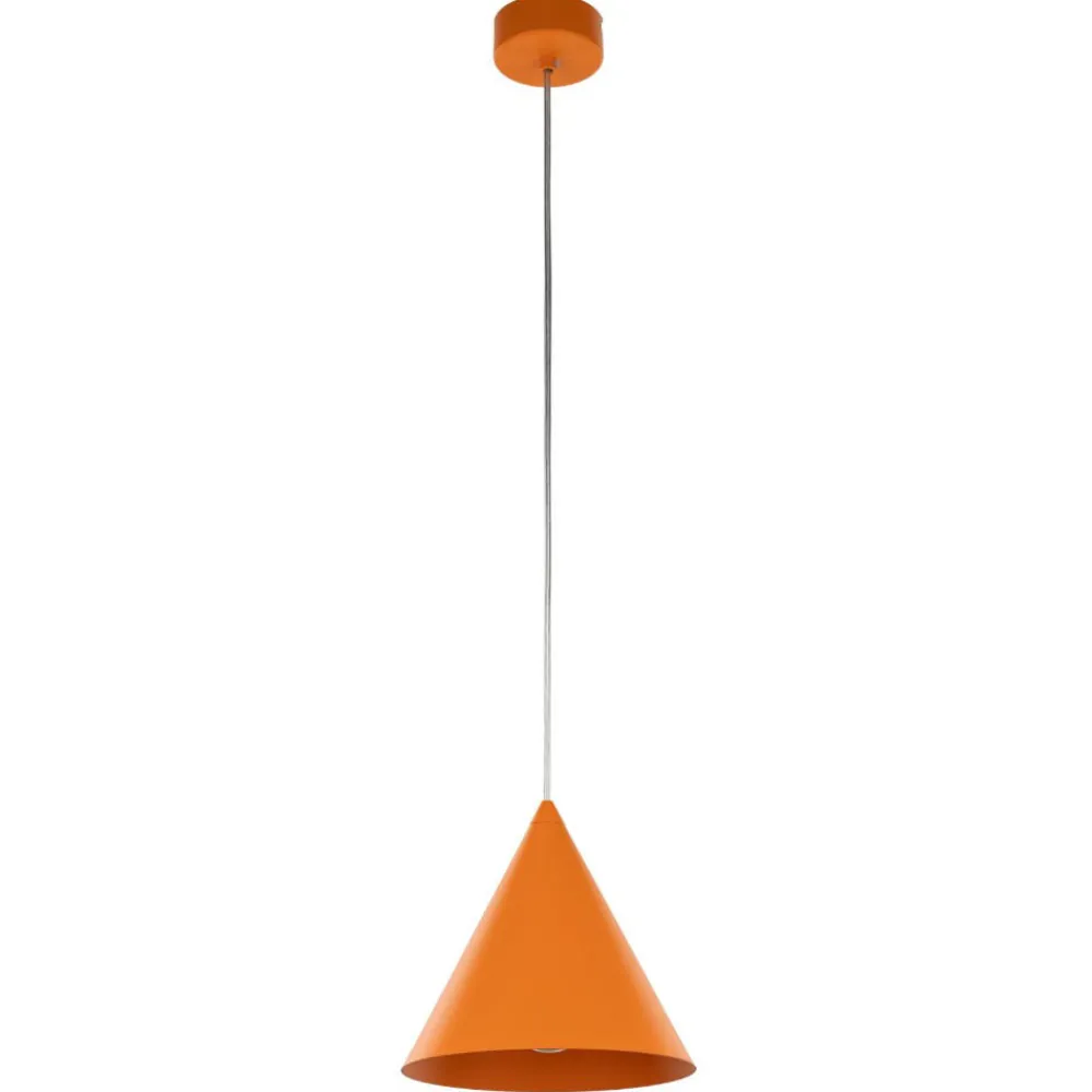 Lampade A Sospensione-Selezionato da Mazzolaluce Lampada a sospensione cono arancione 19cm