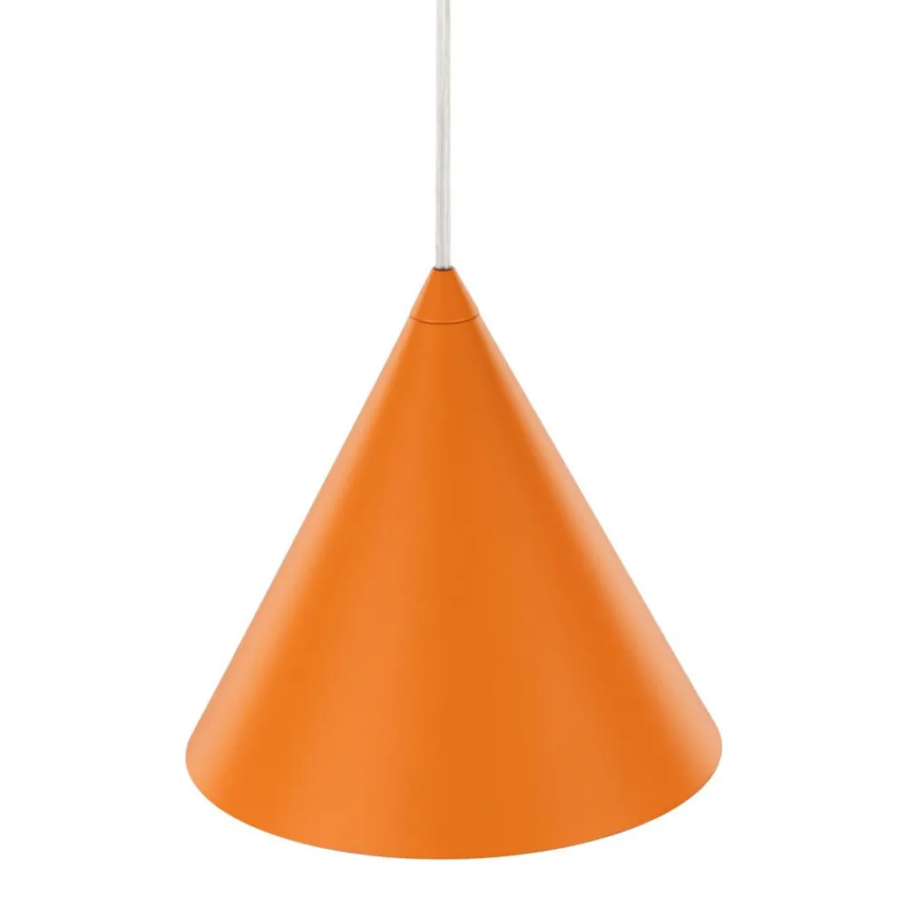Lampade A Sospensione-Selezionato da Mazzolaluce Lampada a sospensione cono arancione 19cm