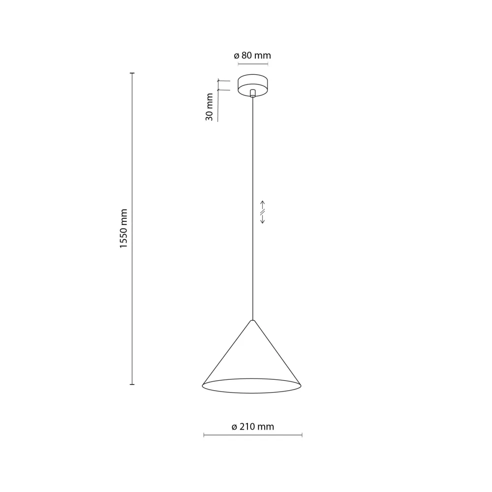 Lampade A Sospensione-Selezionato da Mazzolaluce Lampada a sospensione cono 21 cm blu in metallo per cucina