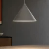 Lampade A Sospensione-Selezionato da Mazzolaluce Lampada a sospensione cono 21 cm marrone di metallo per cucina