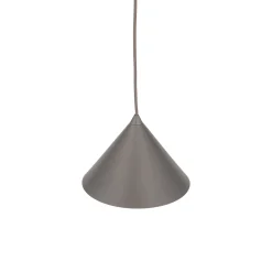Lampade A Sospensione-Selezionato da Mazzolaluce Lampada a sospensione cono 21 cm marrone di metallo per cucina
