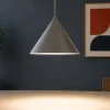 Lampade A Sospensione-Selezionato da Mazzolaluce Lampada a sospensione cono 26 cm metallo marrone per cucina