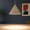 Lampade A Sospensione-Selezionato da Mazzolaluce Lampada a sospensione cono 26 cm metallo sabbia per cucina