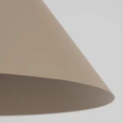 Lampade A Sospensione-Selezionato da Mazzolaluce Lampada a sospensione cono 26 cm metallo sabbia per cucina