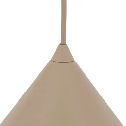 Lampade A Sospensione-Selezionato da Mazzolaluce Lampada a sospensione cono 26 cm metallo sabbia per cucina