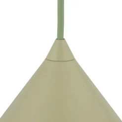 Lampade A Sospensione-Selezionato da Mazzolaluce Lampada a sospensione cono 21 cm verde di metallo