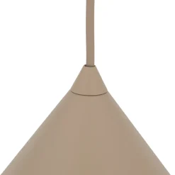 Lampade A Sospensione-Selezionato da Mazzolaluce Lampada a sospensione cono 21 cm sabbia per cucina