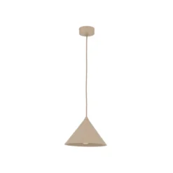 Lampade A Sospensione-Selezionato da Mazzolaluce Lampada a sospensione cono 21 cm sabbia per cucina