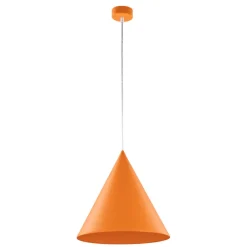 Lampade A Sospensione-Selezionato da Mazzolaluce Lampada a sospensione cono 32cm arancione