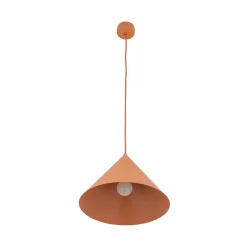 Lampade A Sospensione-Selezionato da Mazzolaluce Lampada a sospensione cono 33 cm arancione di metallo