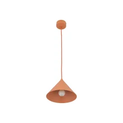 Lampade A Sospensione-Selezionato da Mazzolaluce Lampada a sospensione cono 21 cm arancione in metallo