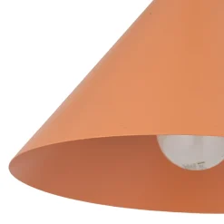Lampade A Sospensione-Selezionato da Mazzolaluce Lampada a sospensione cono 21 cm arancione in metallo