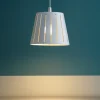 Lampade A Sospensione-Selezionato da Mazzolaluce Lampada a sospensione cono design bianca moderna per isola penisola fp