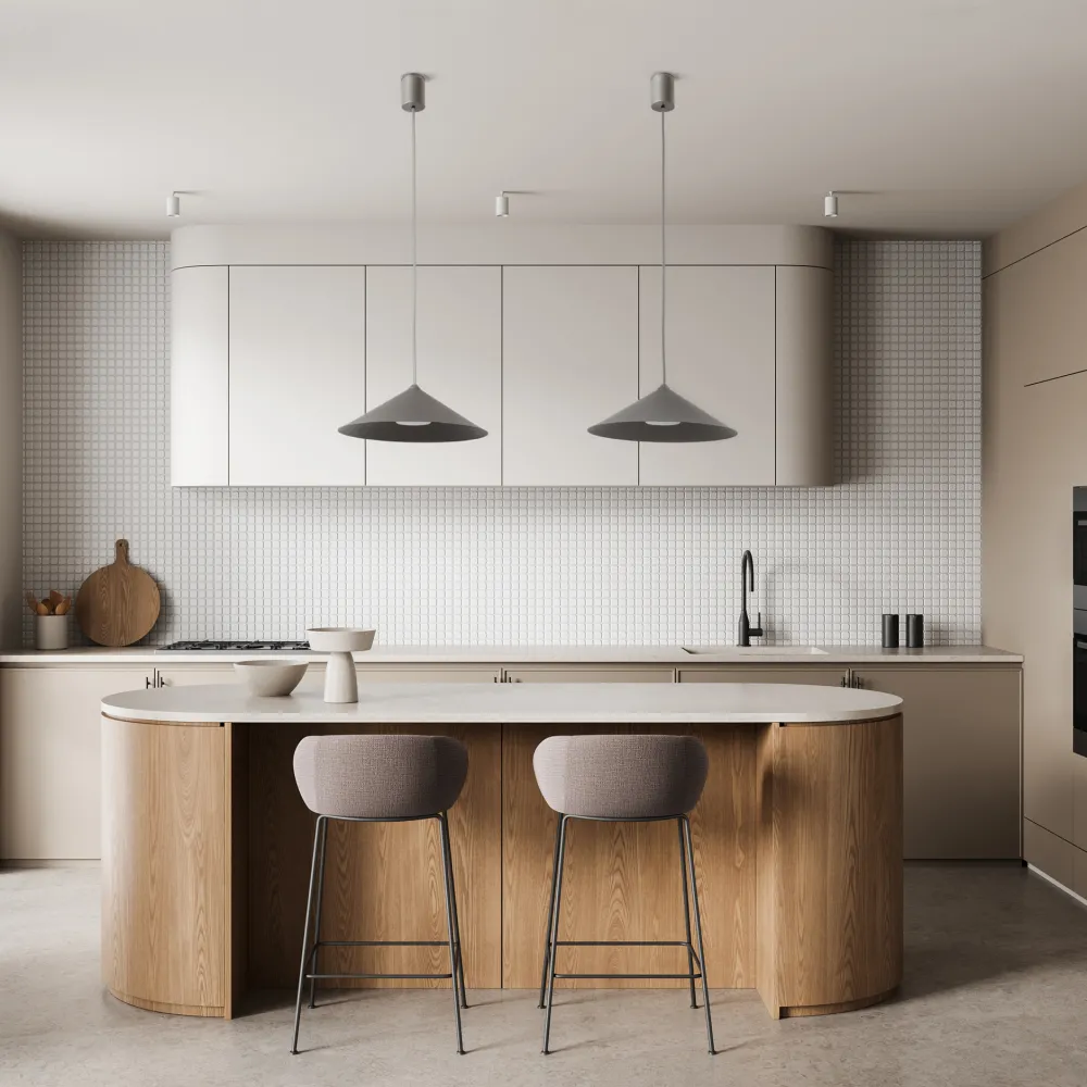 Lampade A Sospensione-Selezionato da Mazzolaluce Lampada a sospensione cono metallo marrone 23 cm per isola cucina