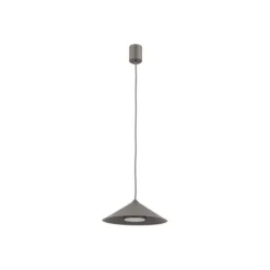 Lampade A Sospensione-Selezionato da Mazzolaluce Lampada a sospensione cono metallo marrone 23 cm per isola cucina