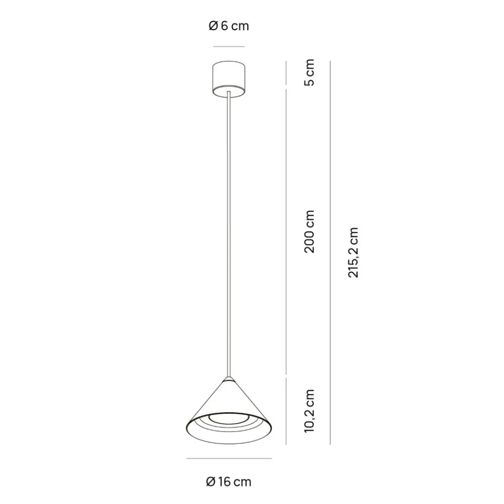 Lampade A Sospensione-Vivida International Lampada a sospensione cono sabbia per tavolo vivida luminelle
