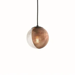 Lampade A Sospensione-Ondaluce Lampada a sospensione contemporanea vetro 24cm rame bella