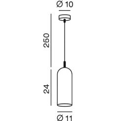 Lampade A Sospensione-Perenz Illuminazione Lampada a sospensione coro perenz vetro trasparente per isola
