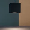 Lampade A Sospensione-Selezionato da Mazzolaluce Lampada a sospensione cubo nero moderna
