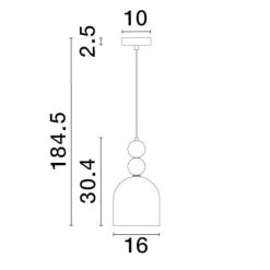 Lampade A Sospensione-Selezionato da Mazzolaluce Lampada a sospensione da comodino per camera da letto vetro bul verde rosa